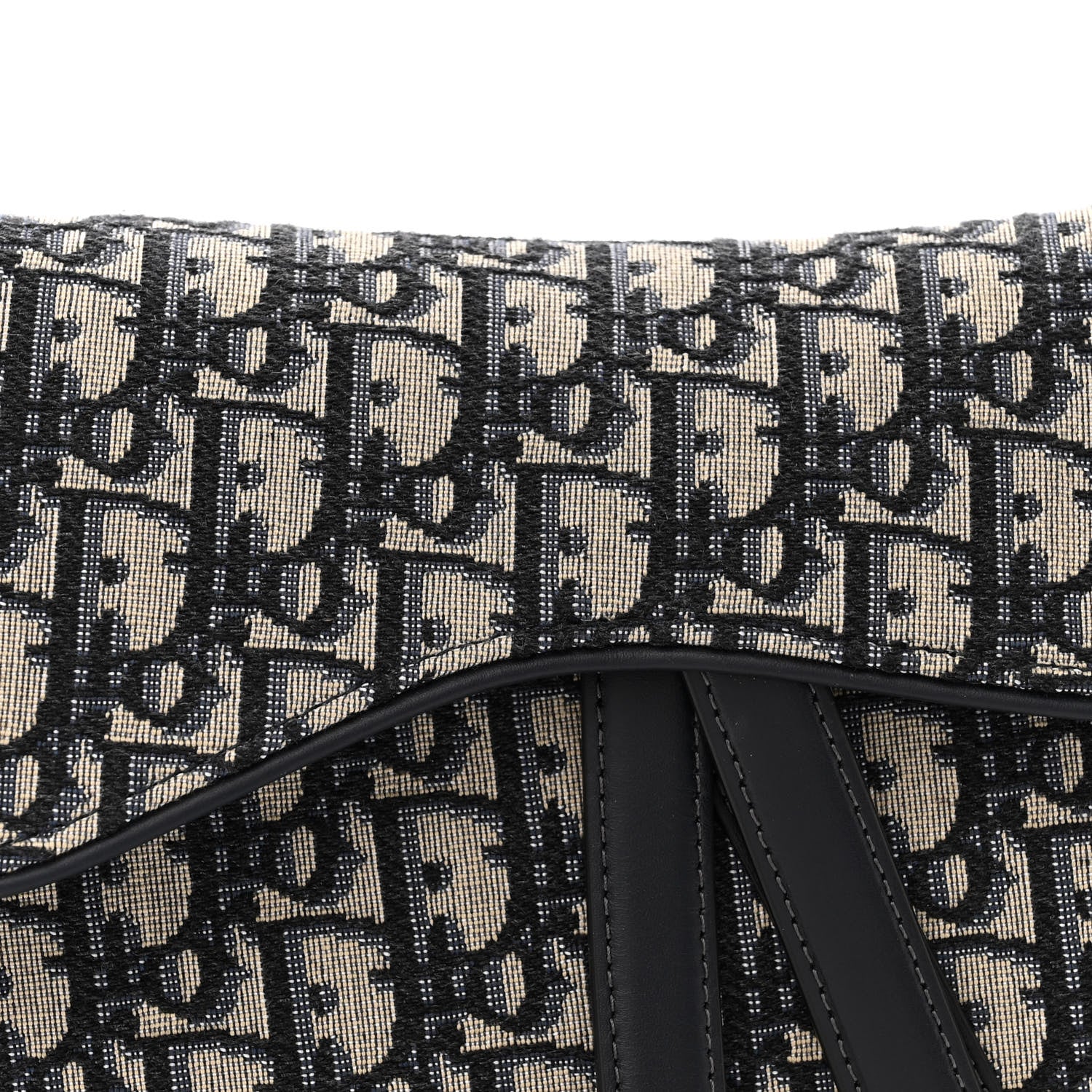 Christian Dior Oblique Saddle Bag Blue 8 of 11