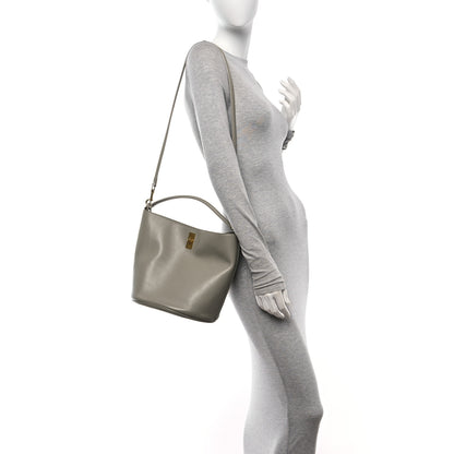 Celine Smooth Calfskin Bucket 16 Bag  Green Clay 3 of 15