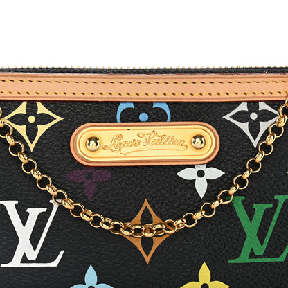 Louis Vuitton Monogram Multicolor Pochette Milla MM Black 9 of 11