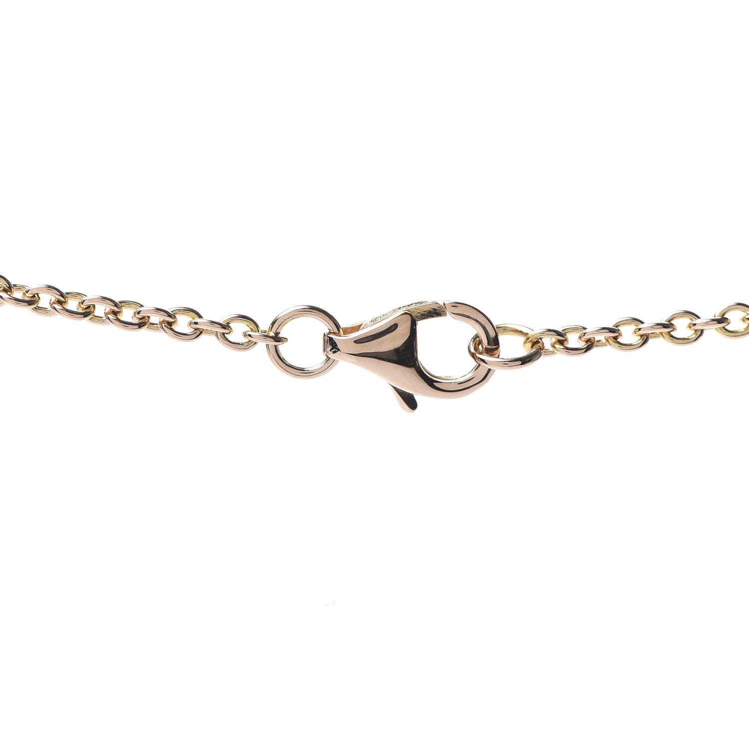 Cartier 18K Pink Gold Interlocking LOVE Necklace 5 of 10
