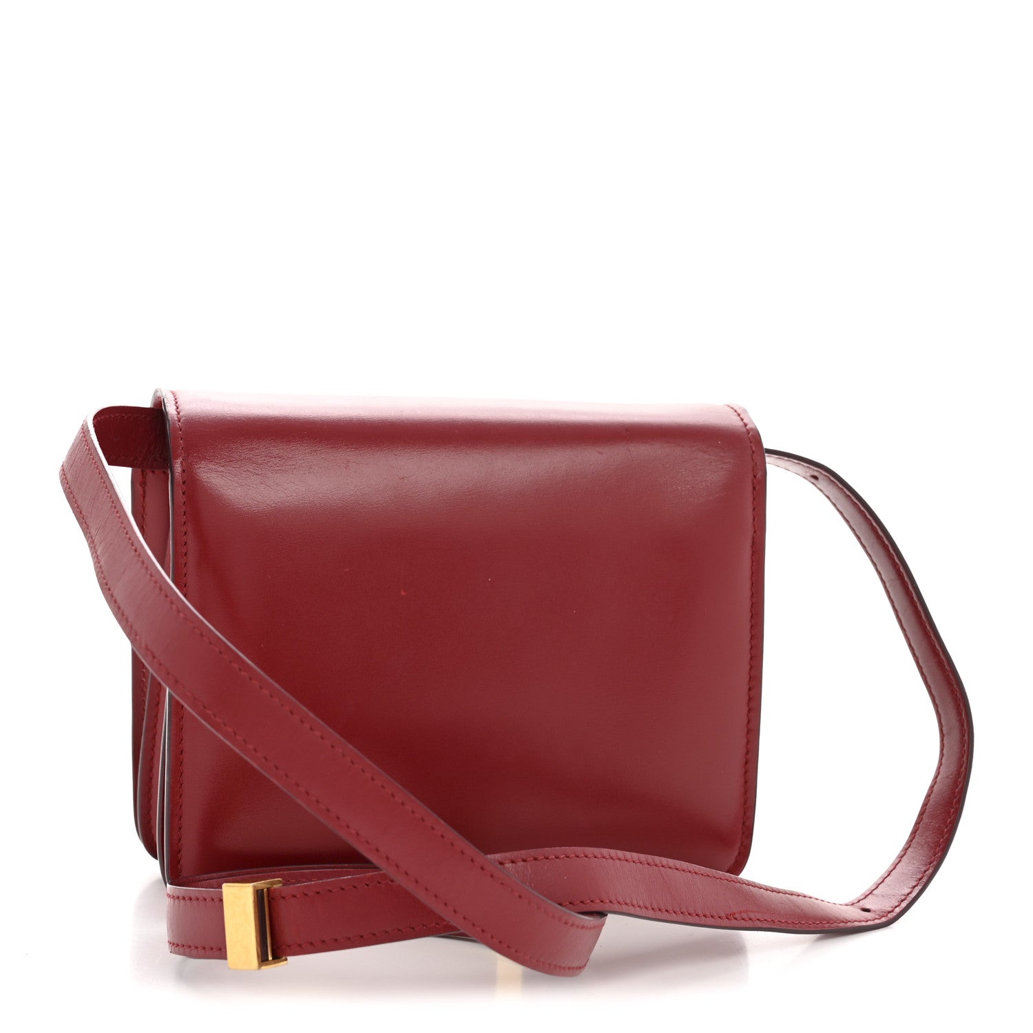 Celine Box Calfskin Small Classic Box Flap Bag Red 3 of 14