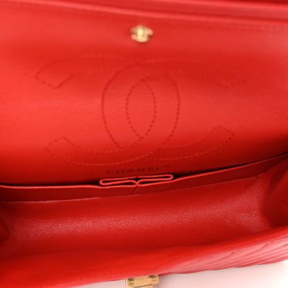 Chanel Calfskin Chevron Quilted 2.55 Reissue 225 Flap Red 6 of 15