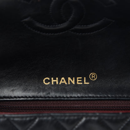 Chanel Lambskin Quilted Mini Square Flap Black 9 of 12