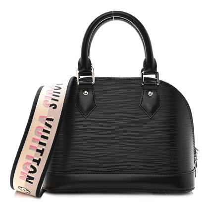 Louis Vuitton Epi Jacquard Alma BB Black 1 of 9