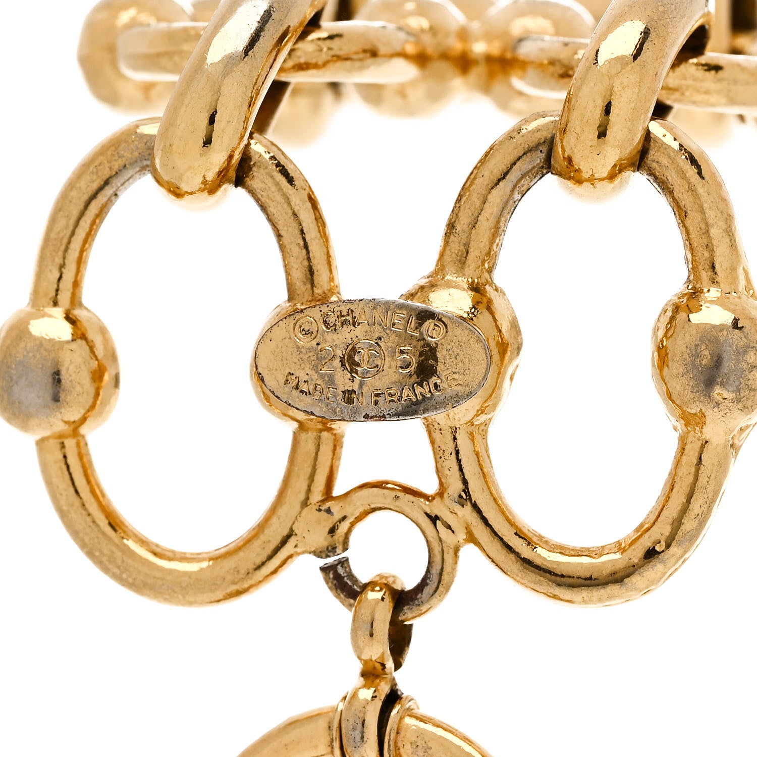 Chanel Metal CC Coin Bracelet Gold 3 of 3
