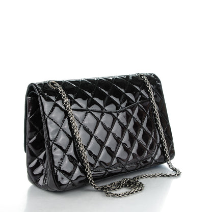 Chanel Patent Quilted 2.55 Reissue 227 Flap Black 3 of 8