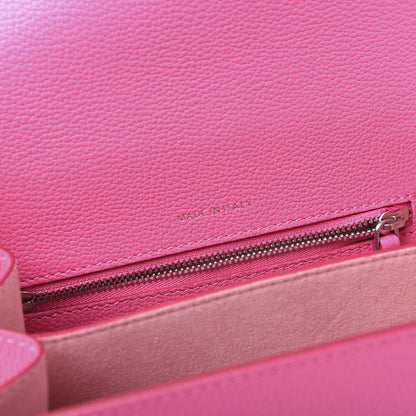 MCM Calfskin Patricia Small Crossbody Bag Pink 7 of 9