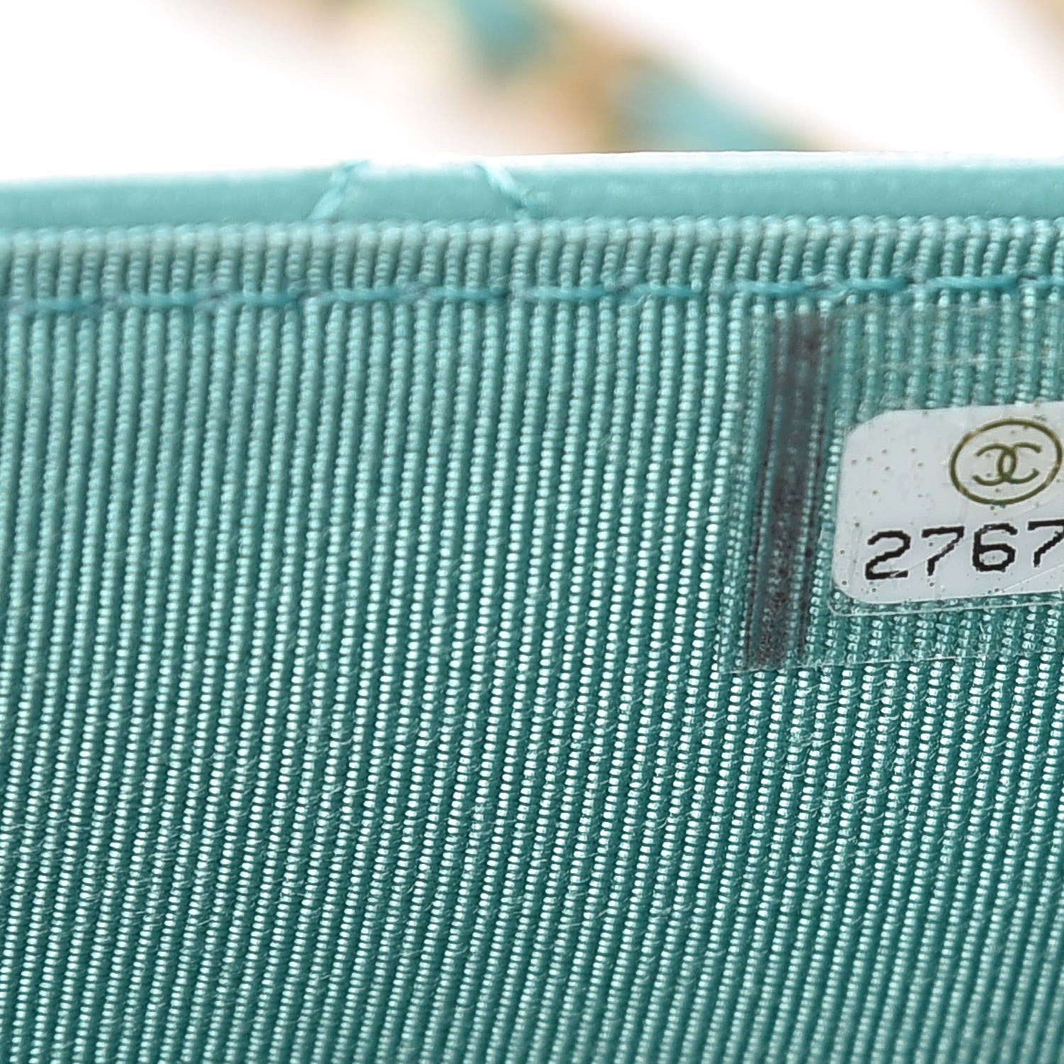 Chanel Calfskin Quilted Wallet On Chain WOC Green 8 of 11