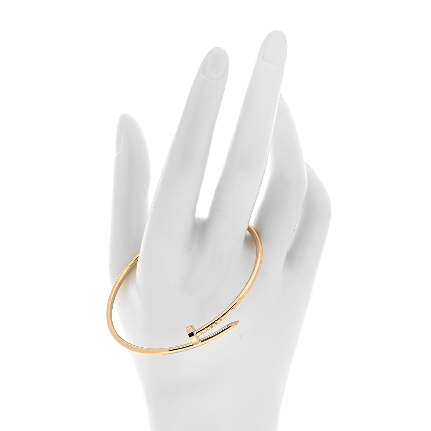 Cartier 18K Yellow Gold Small Juste Un Clou Bracelet 18 2 of 5