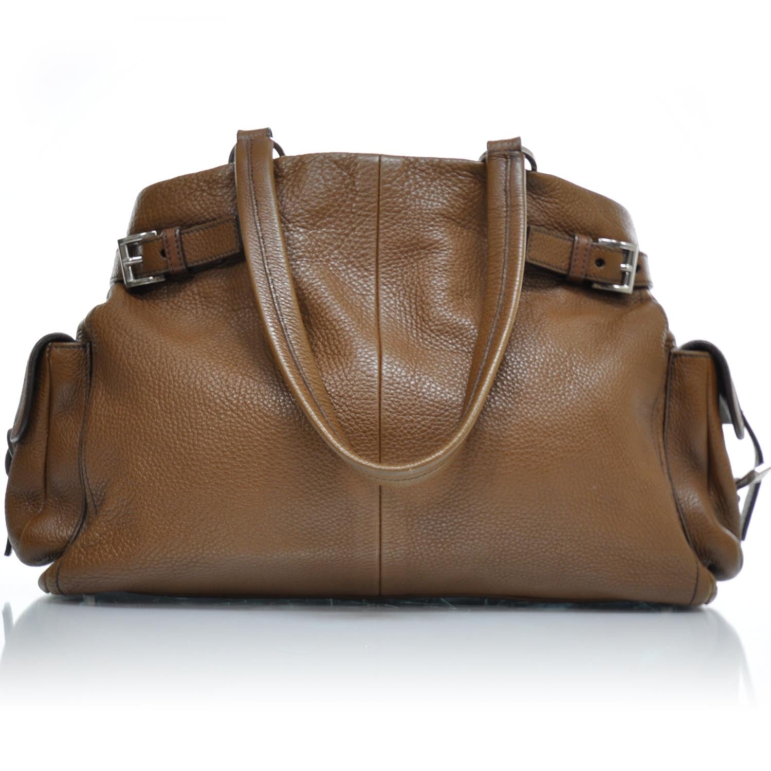 Prada Vitello Daino Leather Shoulder Bag 3 of 9