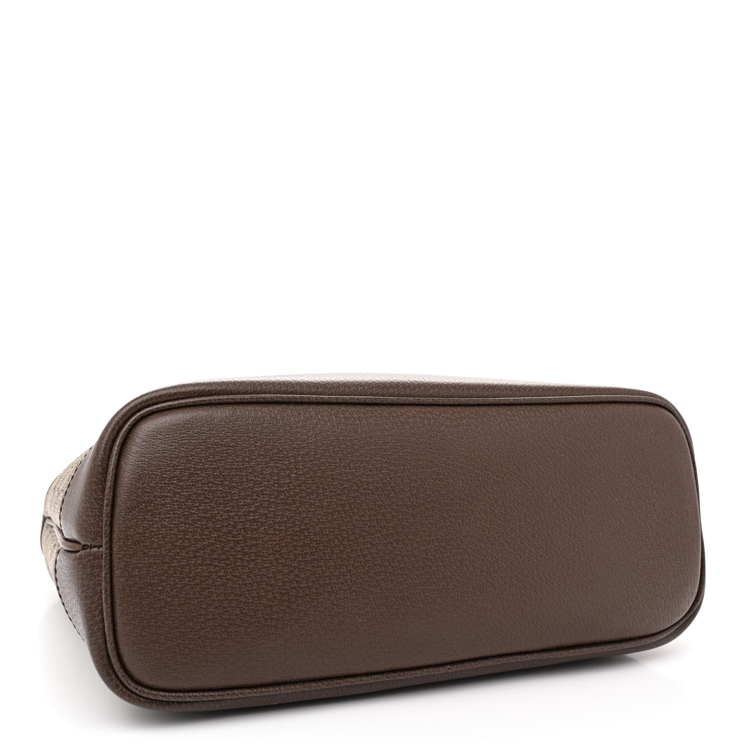 Gucci GG Supreme Monogram Textured Calfskin Small Ophidia Shoulder Tote Bag Beige Ebony New Acero 4 of 10