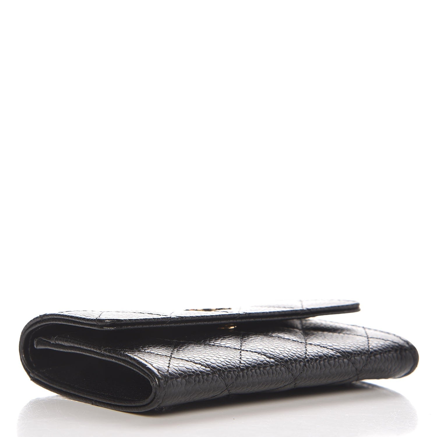 Chanel Caviar Quilted Flap Card Holder Black 4 of 9