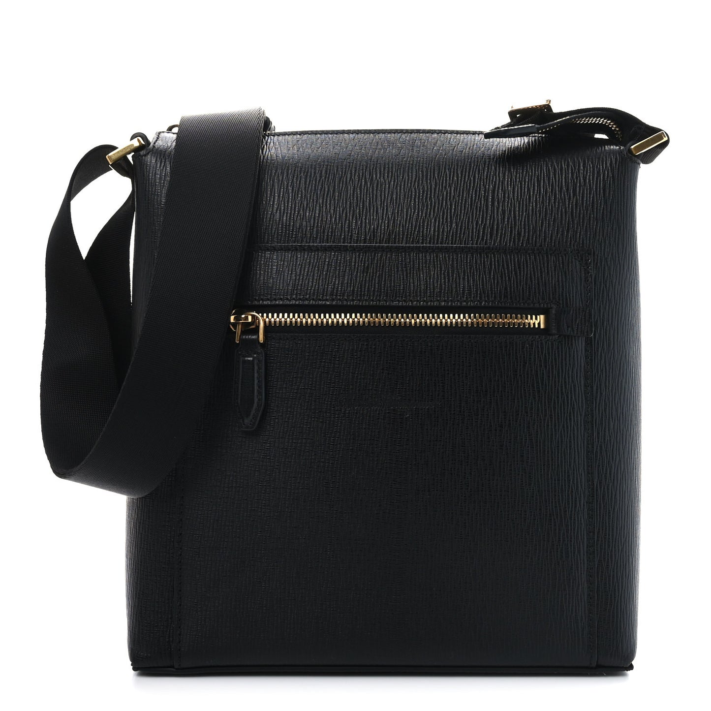 Stamped Calfskin Revival 3.0 Crossbody Bag Black