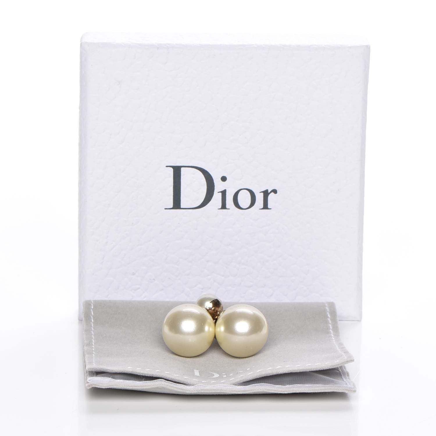 Christian Dior Pearl Mise En Dior Tribal Earrings 5 of 5