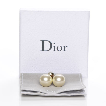 Christian Dior Pearl Mise En Dior Tribal Earrings 5 of 5
