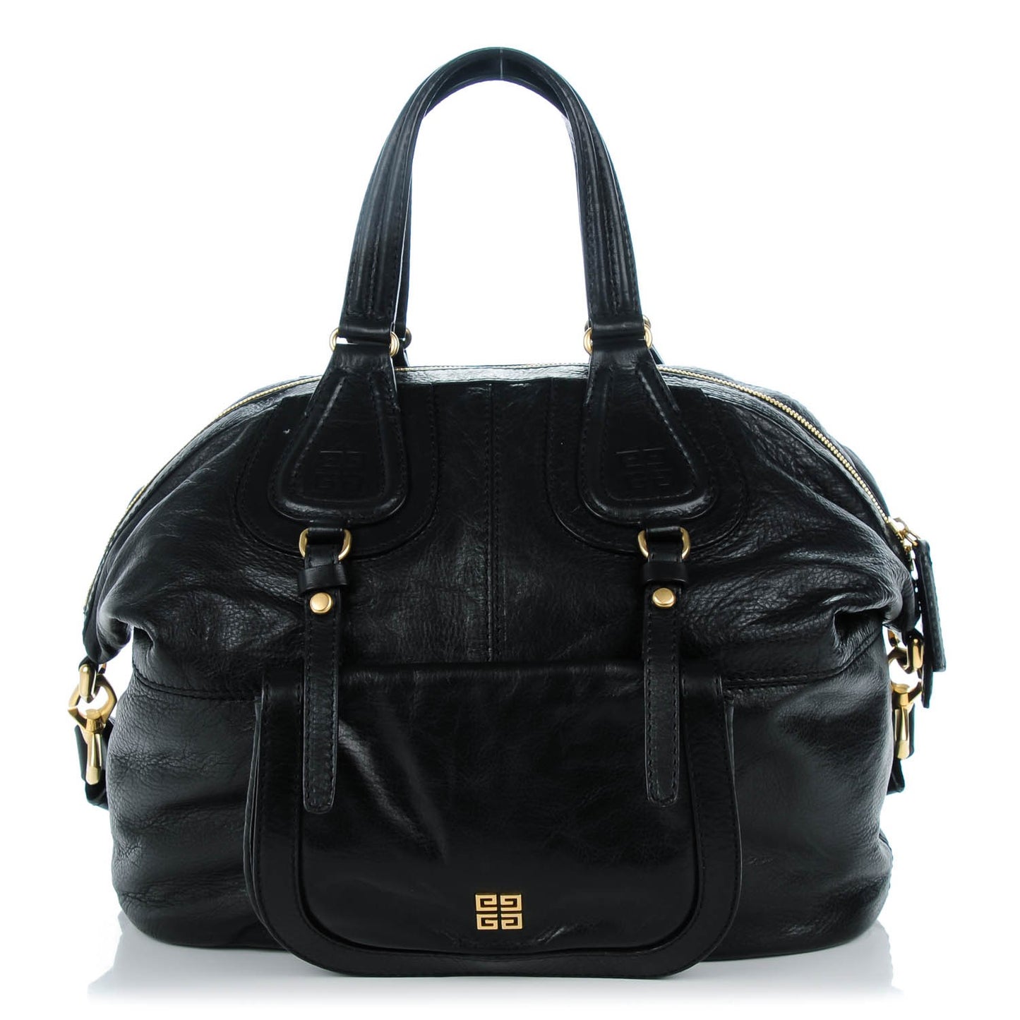 Calfskin Medium Pocket Nightingale Black