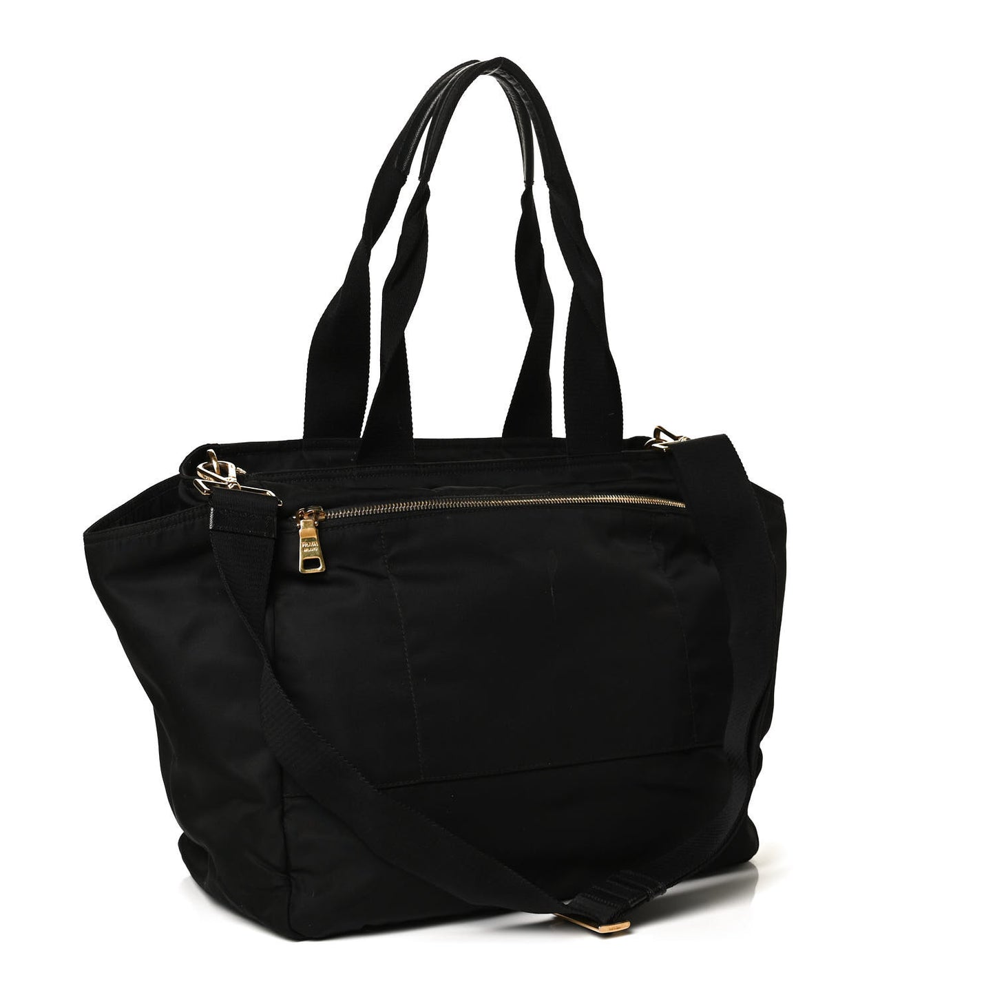 Nylon Vela Baby Bag Black