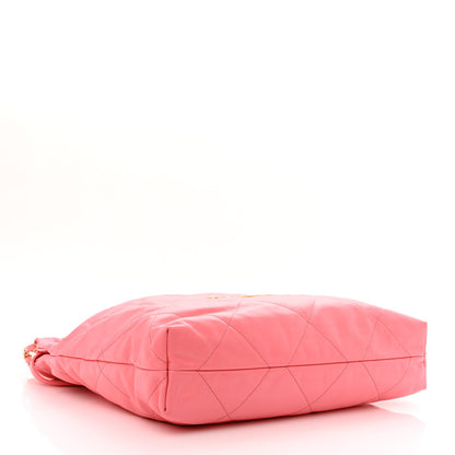 Chanel Shiny Calfskin Quilted Chanel 22 Pink 5 of 12
