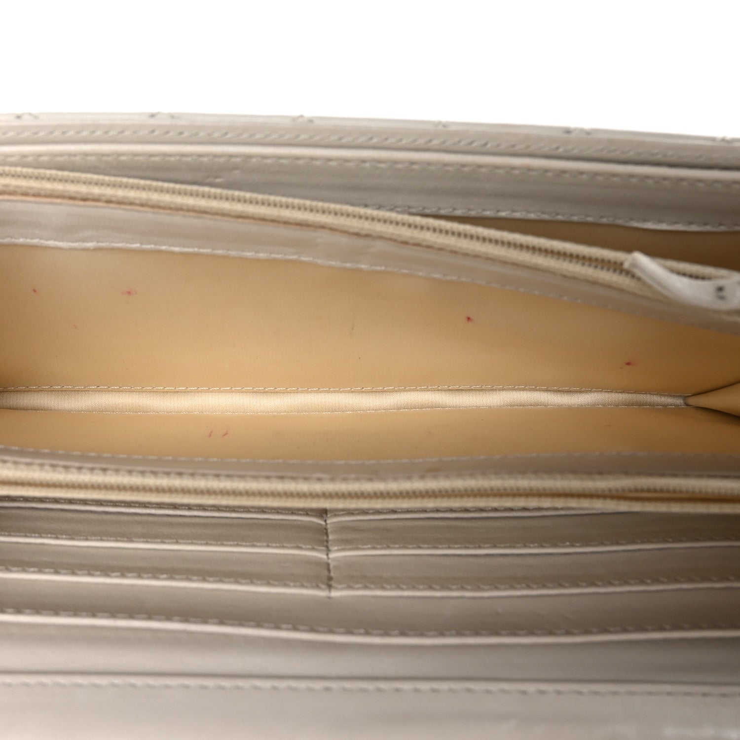 Chanel Lambskin Quilted Chain Clutch Flap White 5 of 12