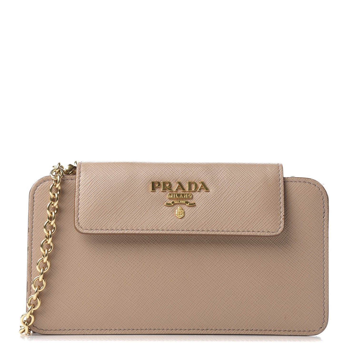 Prada Saffiano Chain Wallet Cammeo 1 of 11