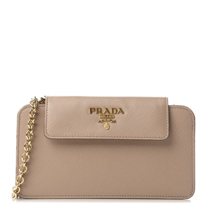 Prada Saffiano Chain Wallet Cammeo 1 of 11
