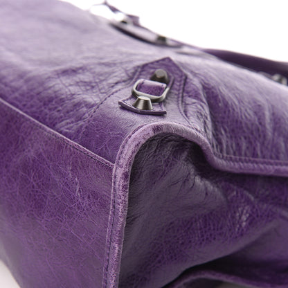 Balenciaga Agneau Classic Hardware City Dark Violet 11 of 14