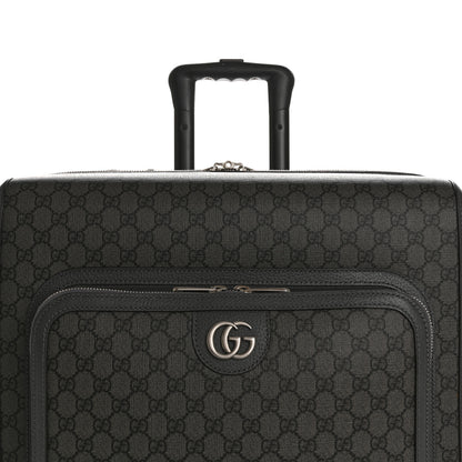 Gucci GG Supreme Monogram Medium Savoy Trolley Grey Black Graphite Grey 7 of 11