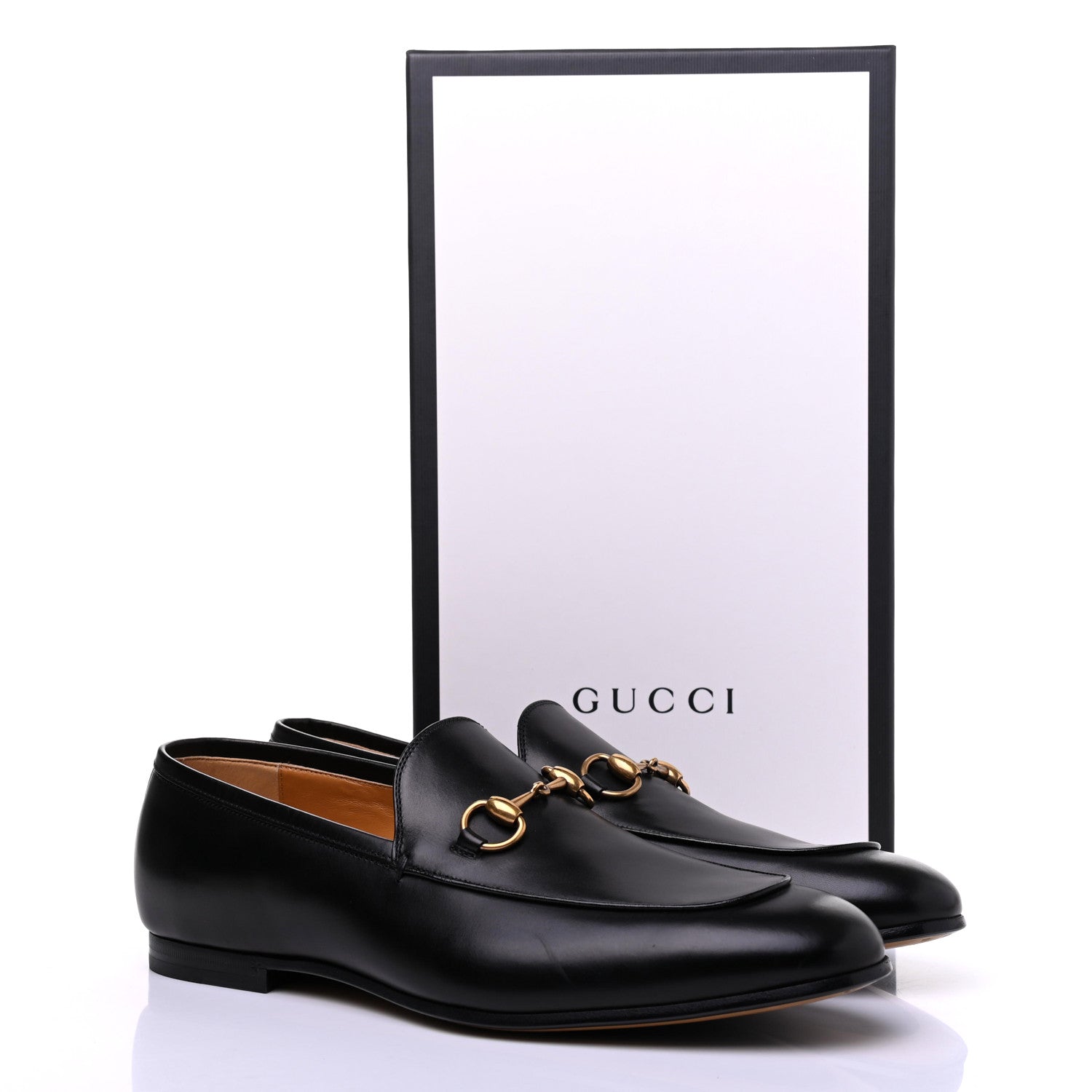 Gucci Calfskin Horsebit Mens Jordaan Loafers 9.5 Black 11 of 11