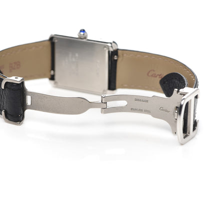 Cartier Stainless Steel Calfskin 24mm Tank Solo Quartz Watch 5 of 5