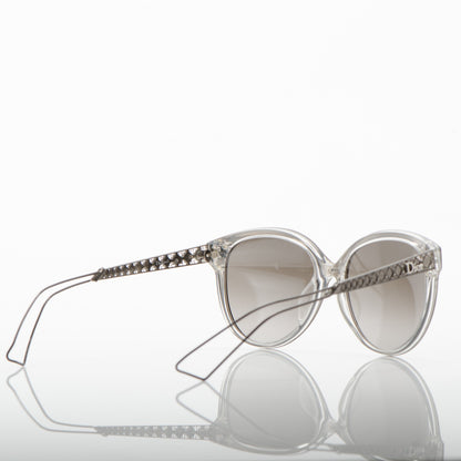 Christian Dior Diorama Sunglasses Grey Crystal 4 of 7