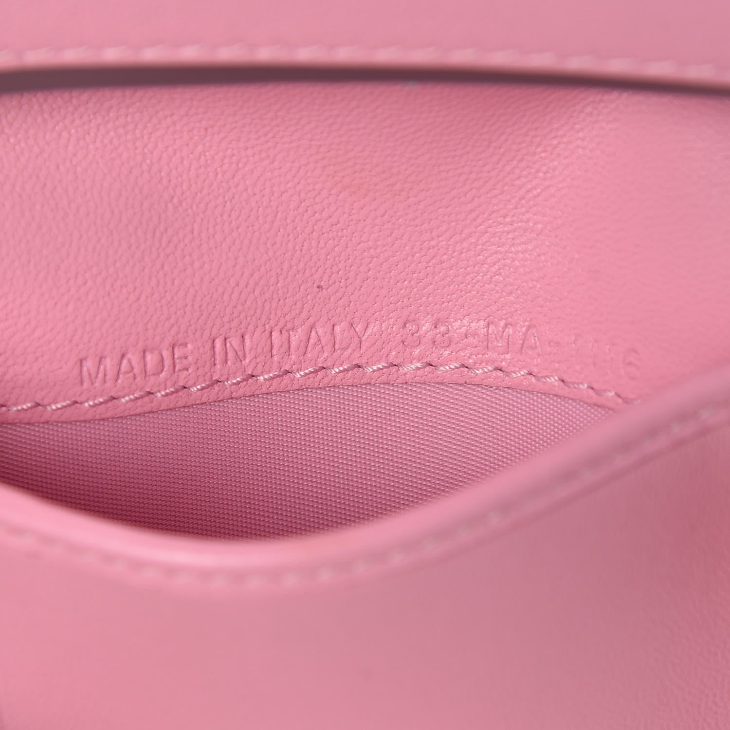 Christian Dior Lambskin Cannage Bi-Color Small Lady Dior Flap Card Holder Black Pink 8 of 10