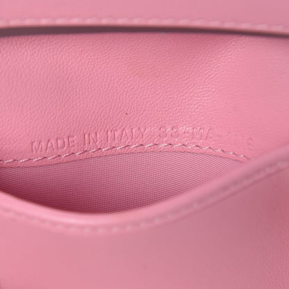 Christian Dior Lambskin Cannage Bi-Color Small Lady Dior Flap Card Holder Black Pink 8 of 10