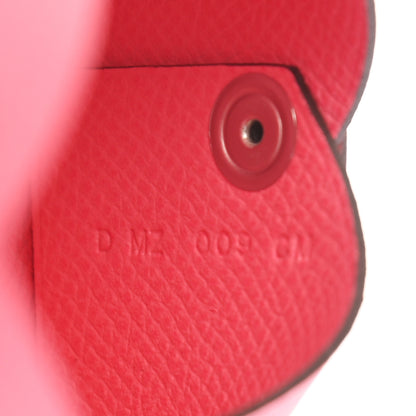 Hermes Epsom Calvi Card Case Rose Azalee 7 of 8