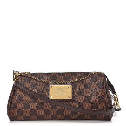 Louis Vuitton Damier Ebene Eva Clutch 1 of 9