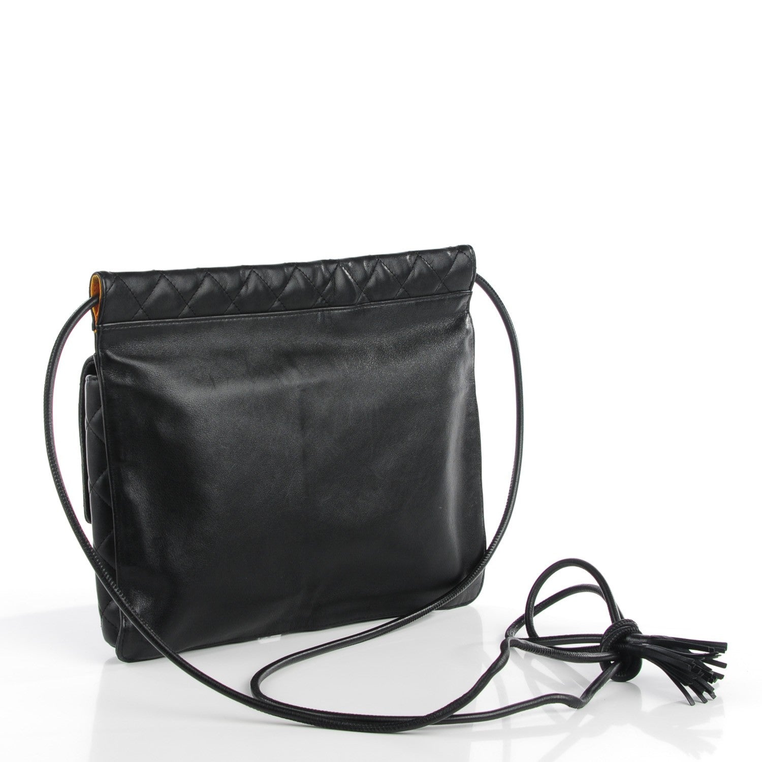 Chanel Calfskin Quilted Cambon Multipocket Shoulder Bag Black 3 of 8