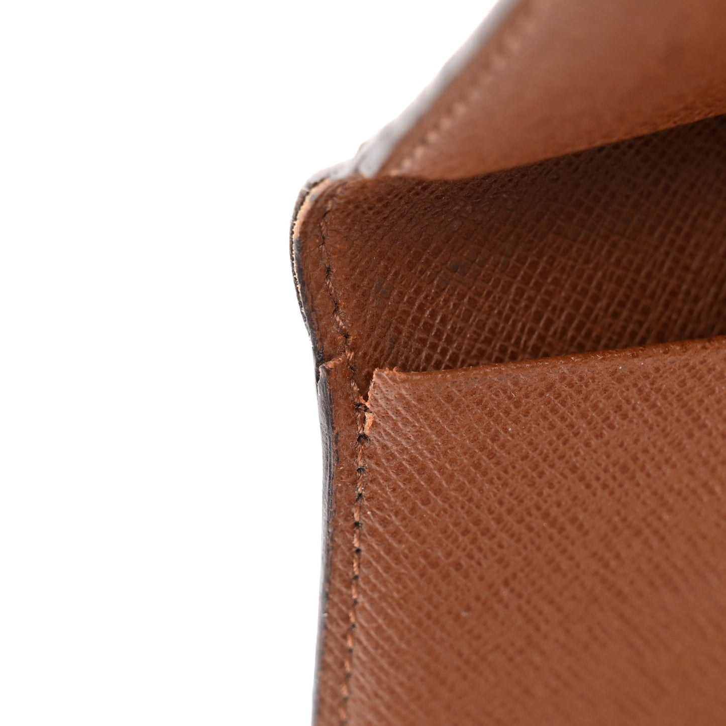 Monogram Simple Checkbook Holder Wallet