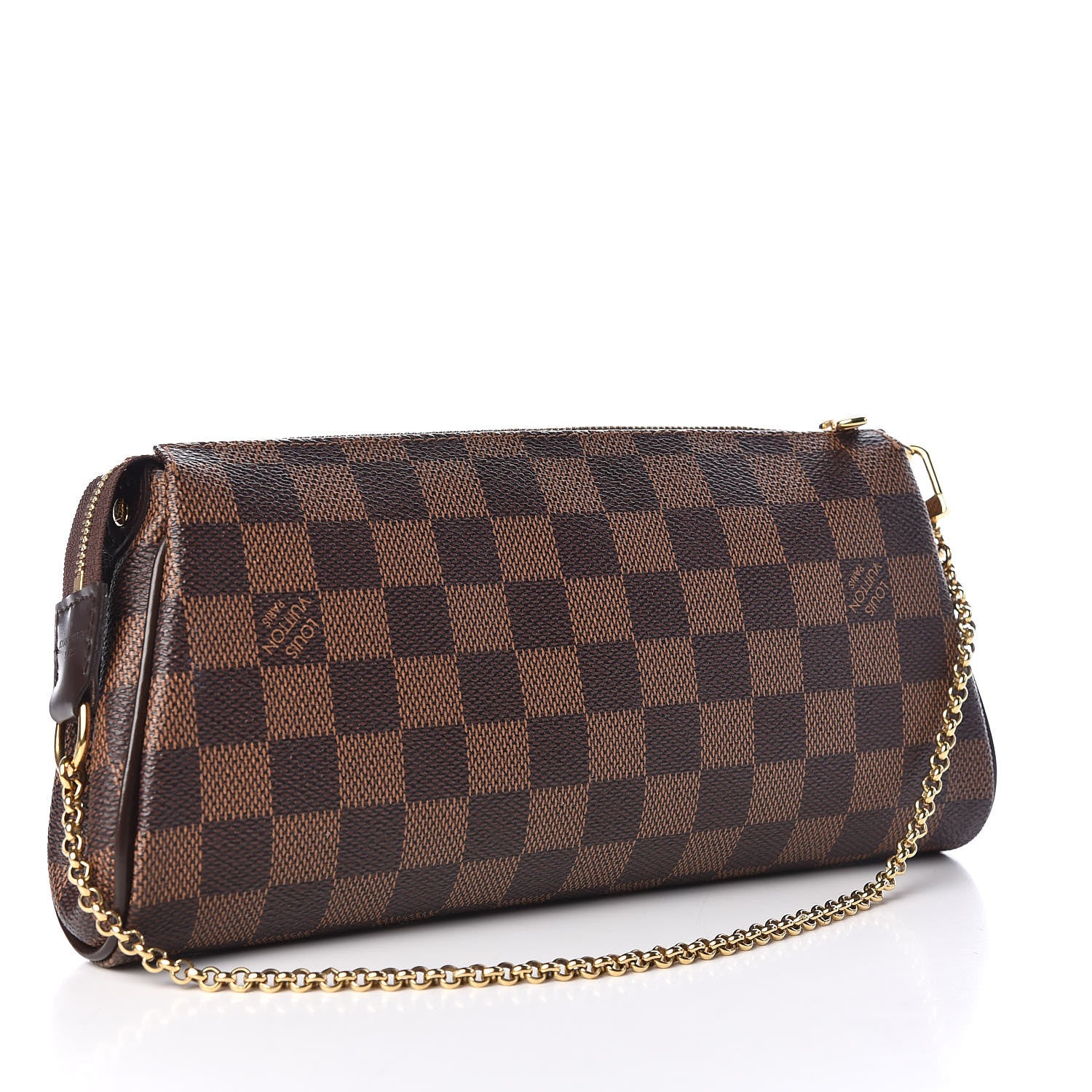 Louis Vuitton Damier Ebene Eva Clutch 3 of 10