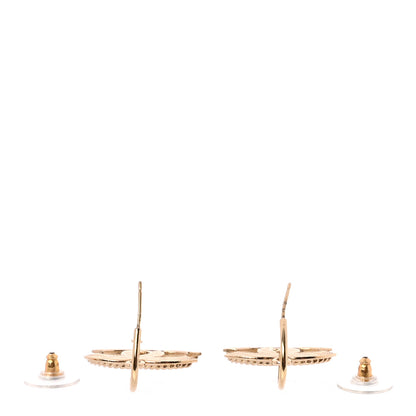 Chanel Metal Drop CC Earrings Gold 3 of 5