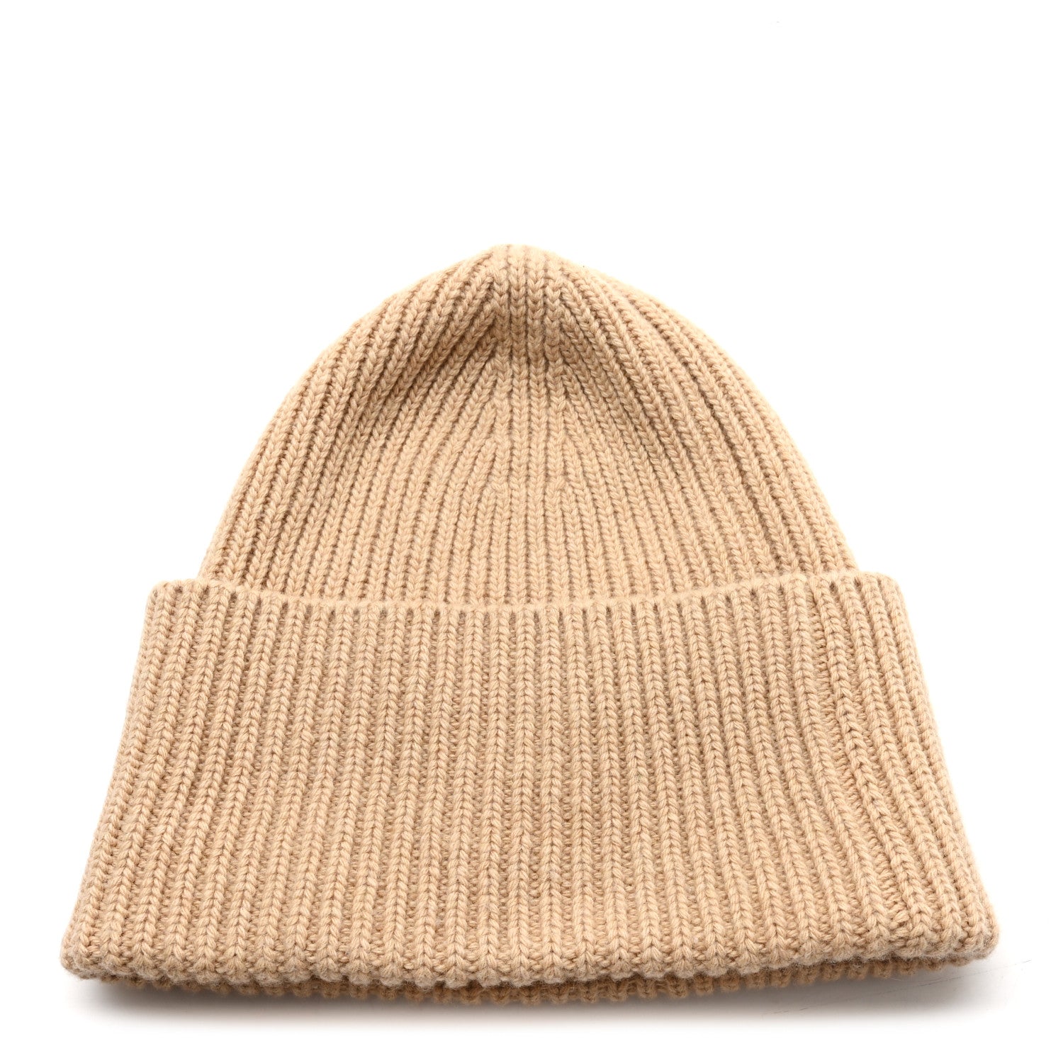 Louis Vuitton Wool LV initials Monogram Beanie Hat Beige 3 of 5