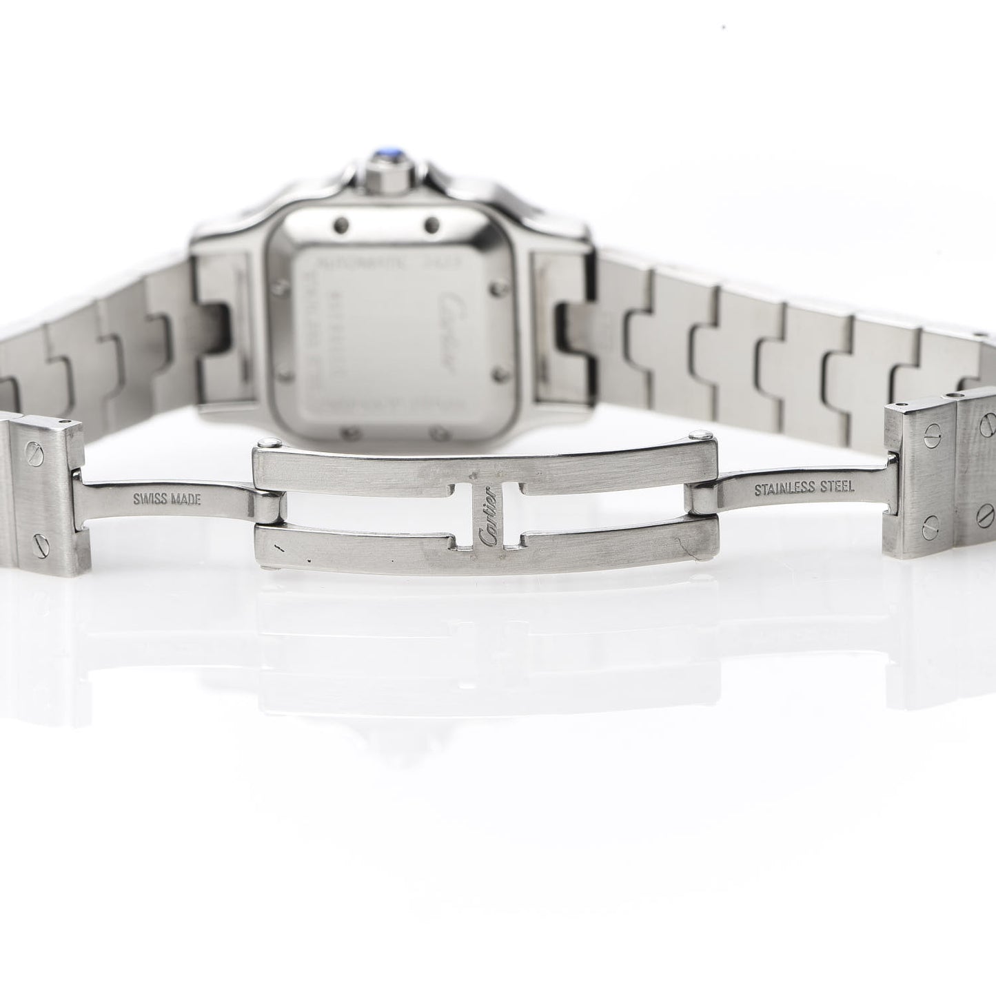 Stainless Steel 24mm Santos de Galbee Automatic Watch