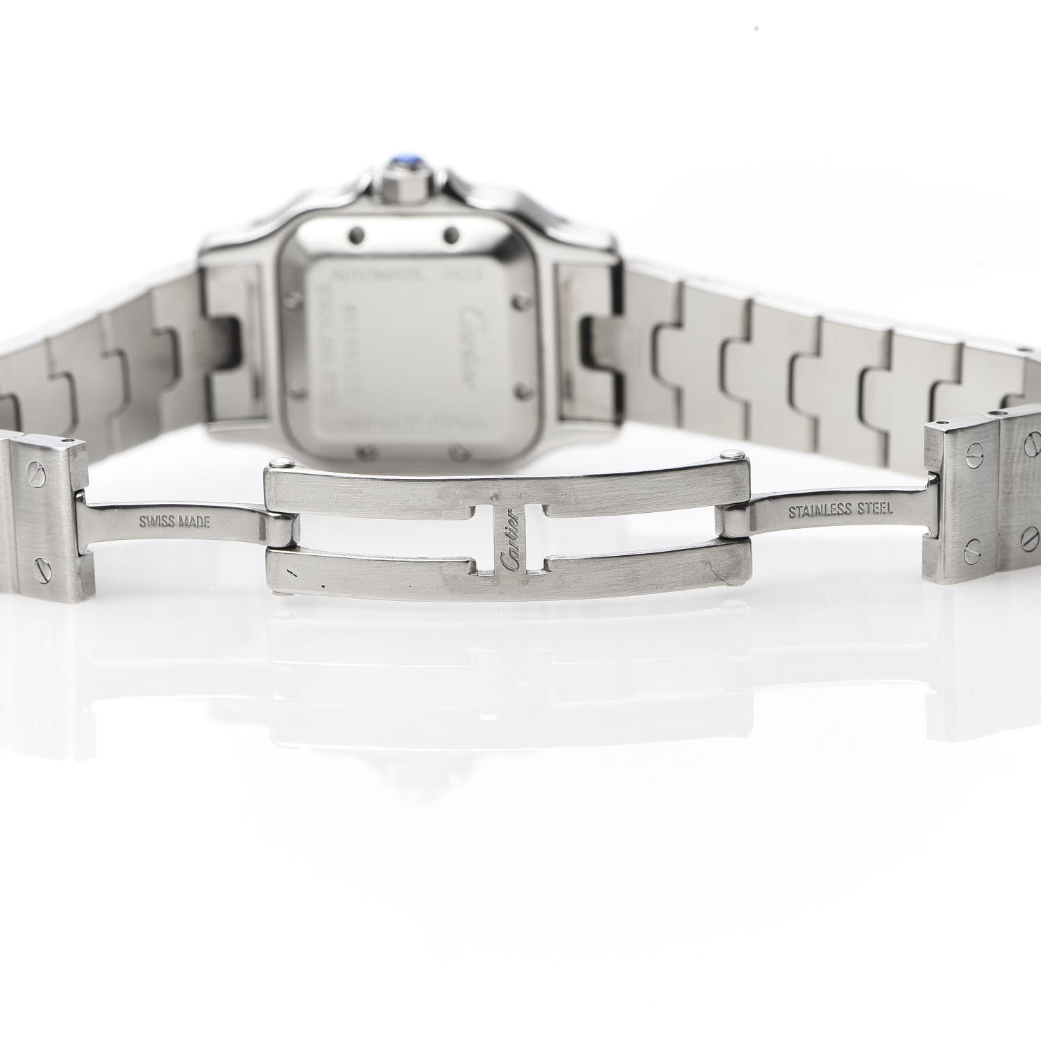 Cartier Stainless Steel 24mm Santos de Galbee Automatic Watch 6 of 10