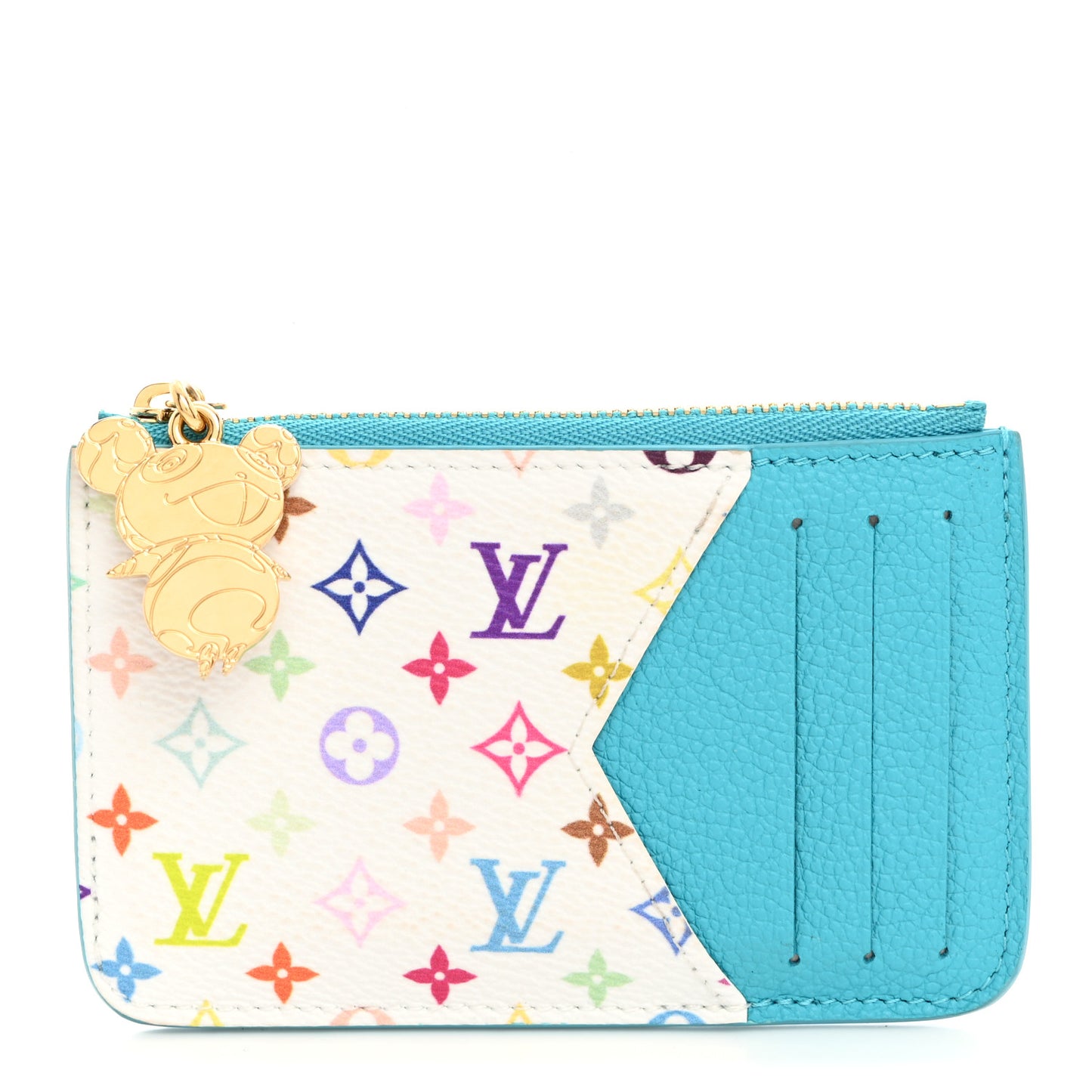 LV X TM Monogram Romy Card Holder Kabira Blue