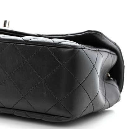 Chanel Lambskin Quilted Mini Rectangular Flap Black 10 of 11