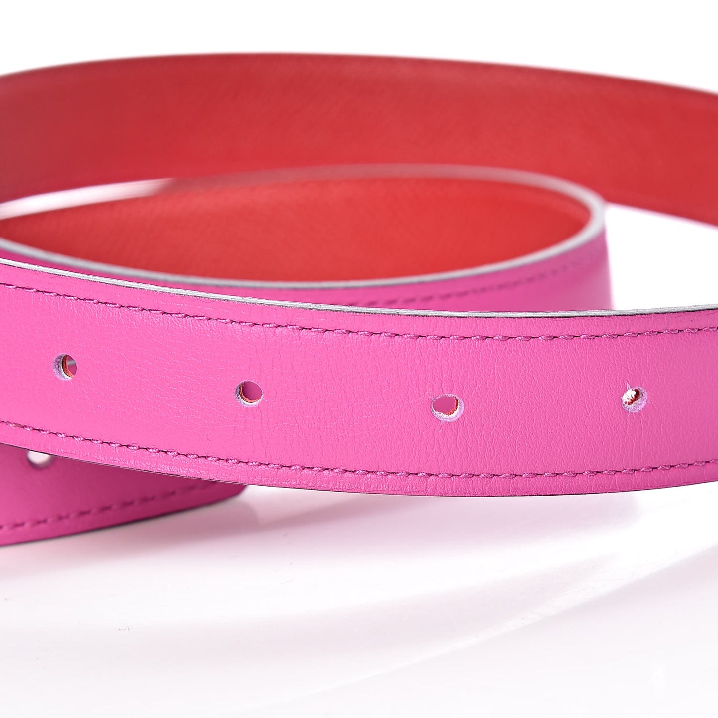 Swift Epsom 24mm Belt Strap 90 Magnolia Rouge Casaque