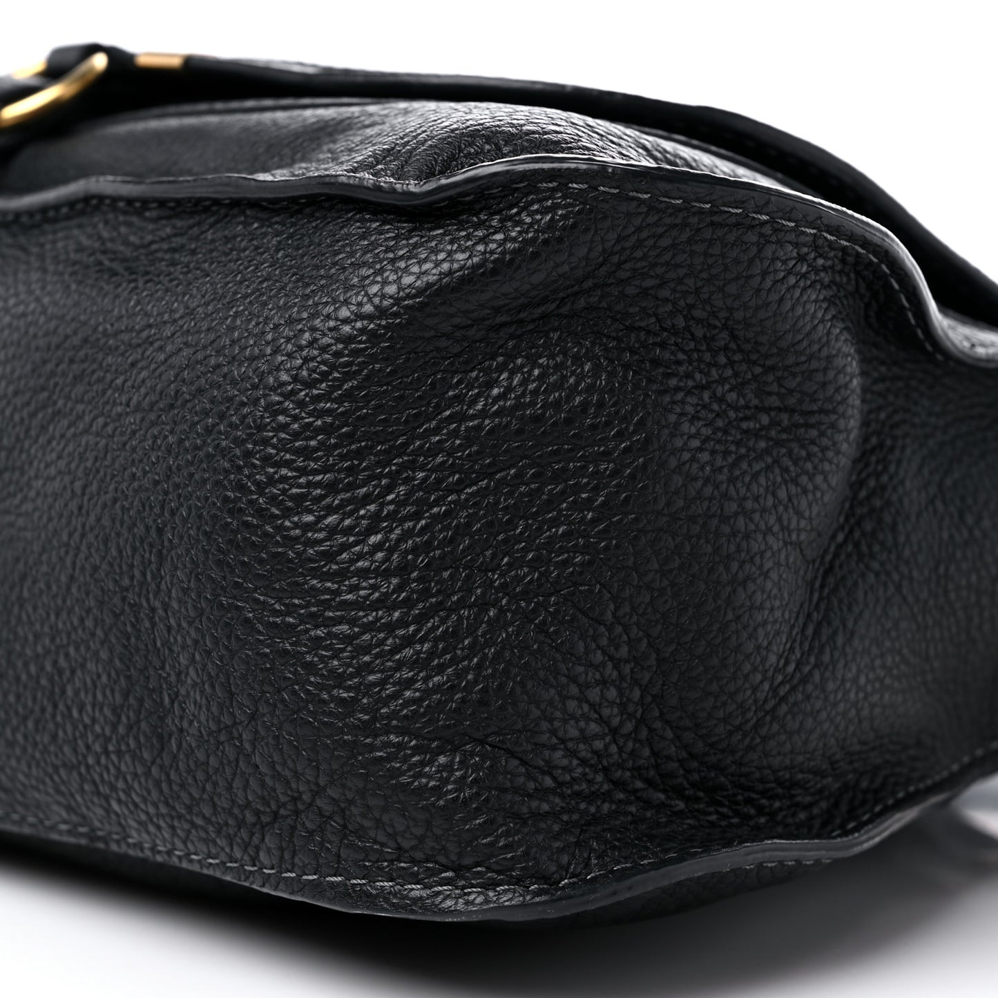 Calfskin Medium Marcie Satchel Black