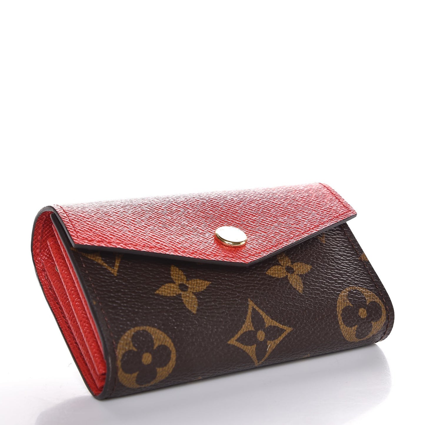 Monogram Sarah Multicartes Coquelicot