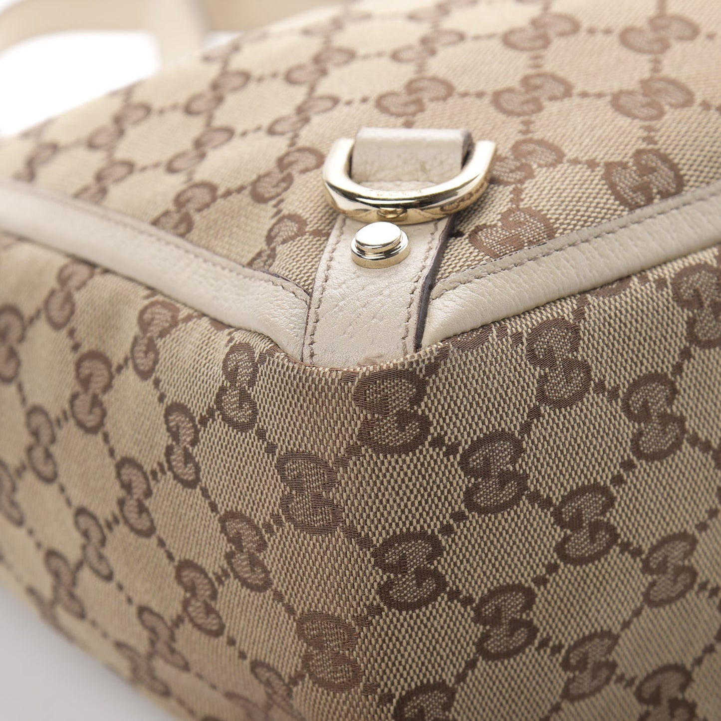 Monogram Large Abbey Tote Off White