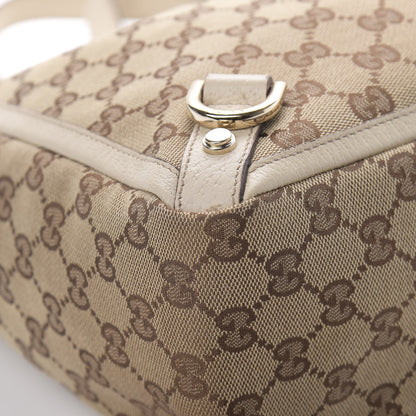 Gucci Monogram Large Abbey Tote Off White 9 of 17