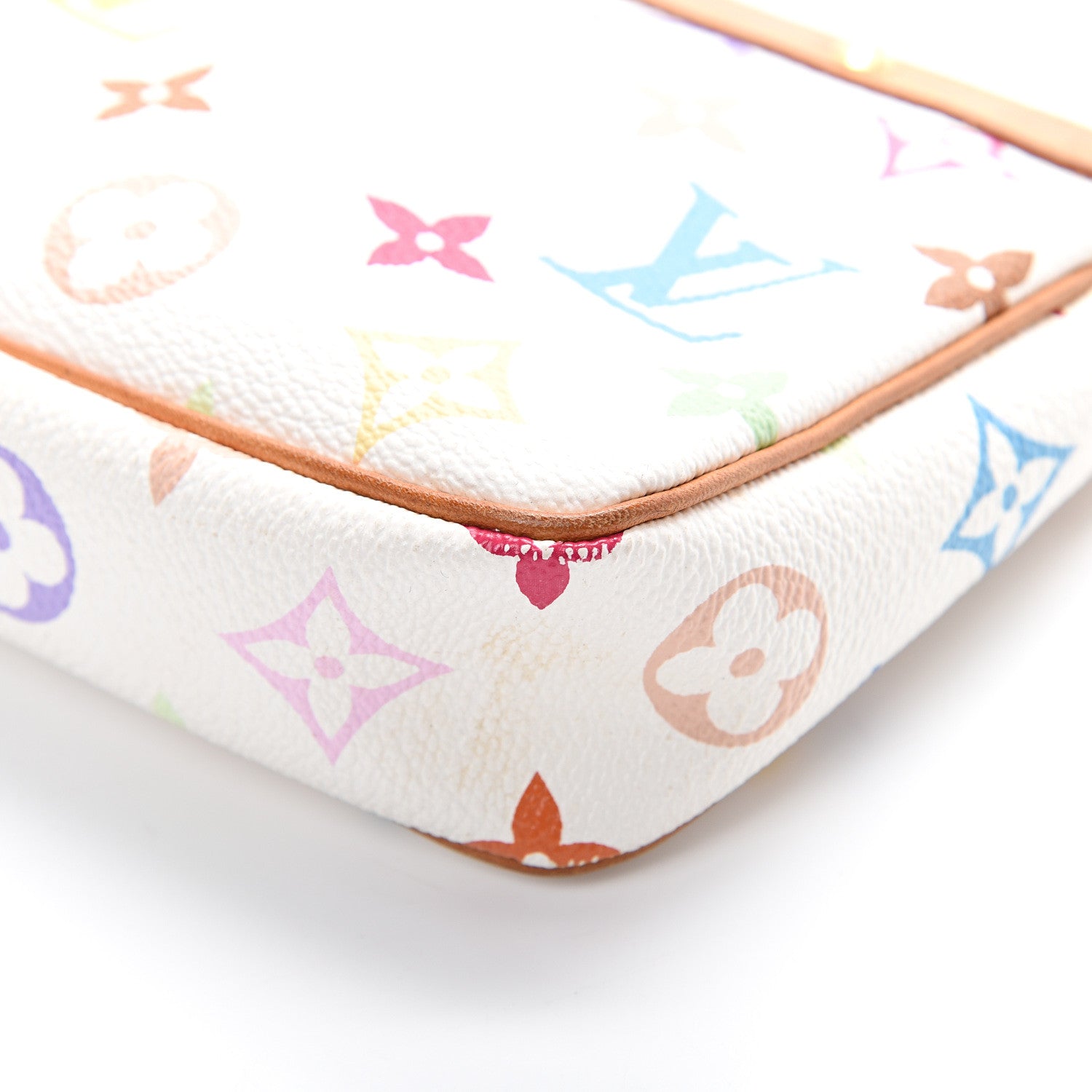 Louis Vuitton Monogram Multicolor Pochette Accessories White 11 of 13