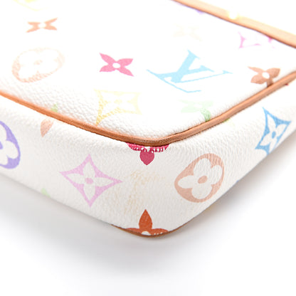 Louis Vuitton Monogram Multicolor Pochette Accessories White 11 of 13